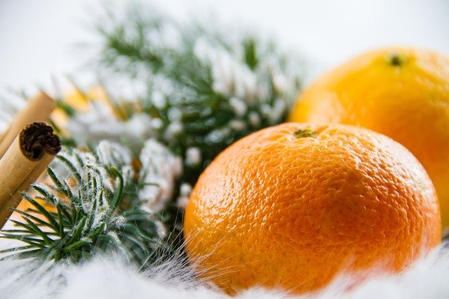 mandarinka na vánoce