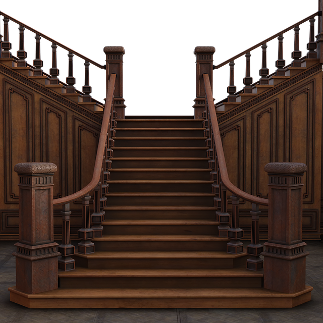 moderní dřevěné schody